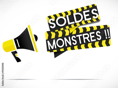 mégaphone : soldes monstres !!
