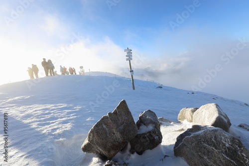 Mountains in winter, Tatras