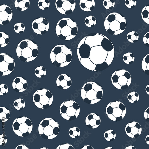 Seamless football pattern. Vector illustration © Nesele