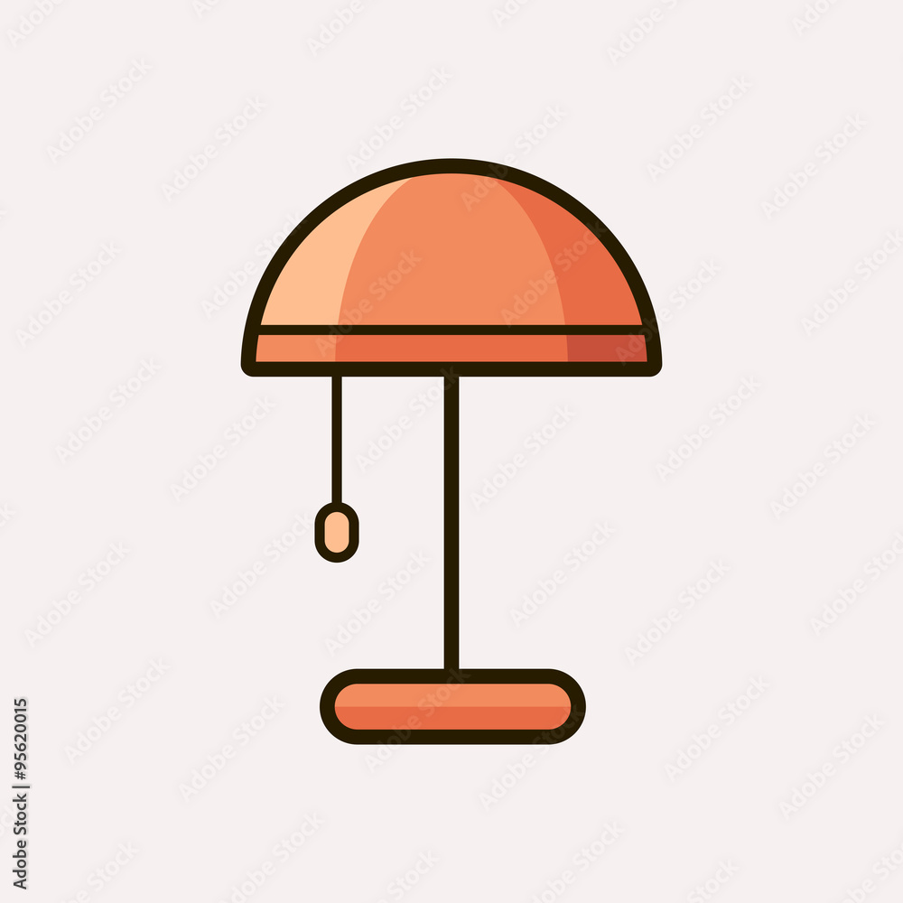 Vector illustration of lamp Vector illustration of lamp