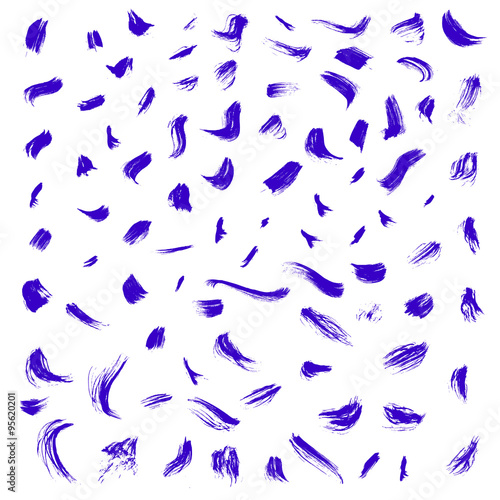 Dub paint on a white isolated background