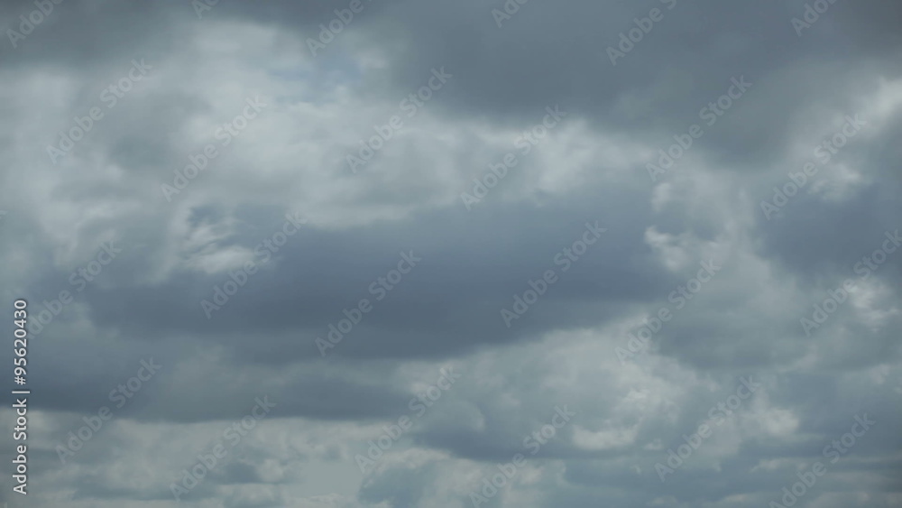 Time lapse of slow moving dark storm clouds Time lapse of slow moving dark storm clouds