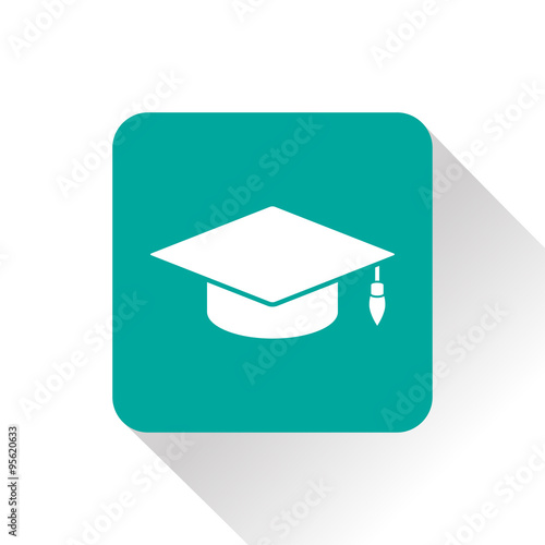 academic hat vector icon