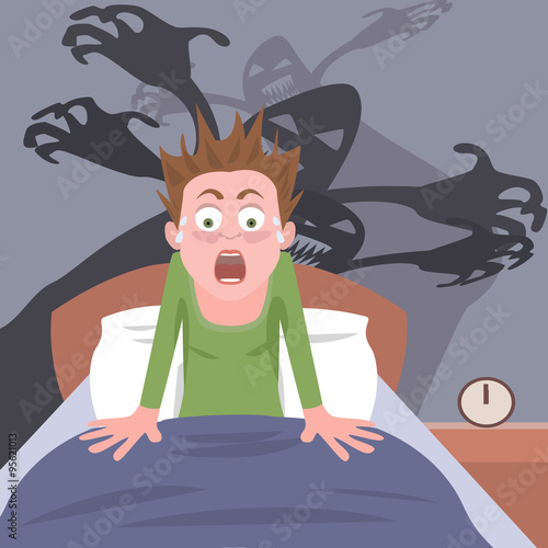waking up from nightmare