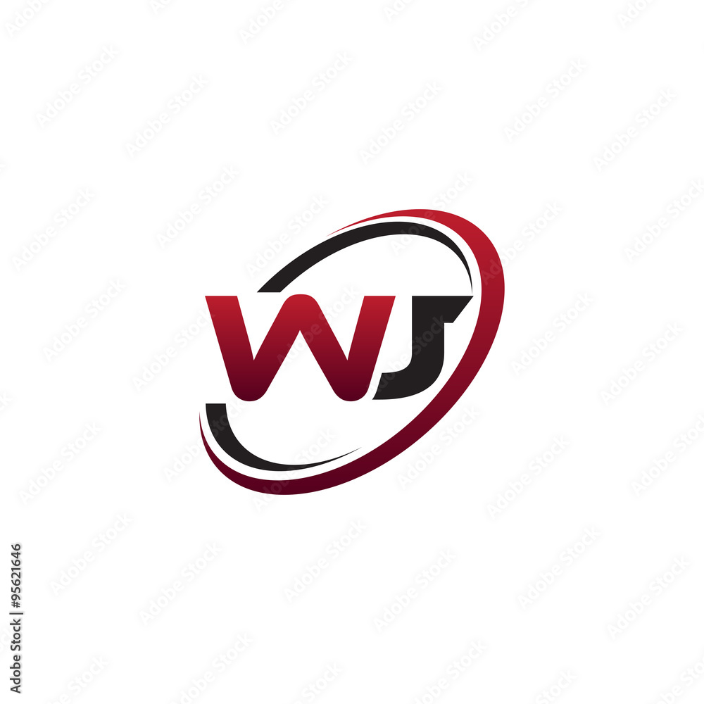 Modern Initial Logo Circle WZ Modern Initial Logo Circle WZ