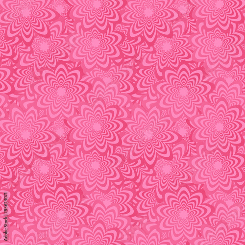 Pink seamless curved shape pattern background
