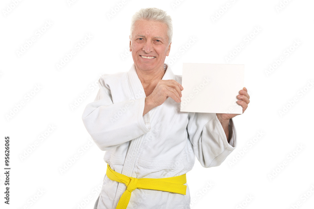 Karate Senior man Karate Senior man
