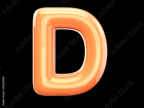 The English letter d.