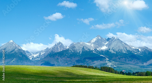 High Tatras (Slovakia) spring view.