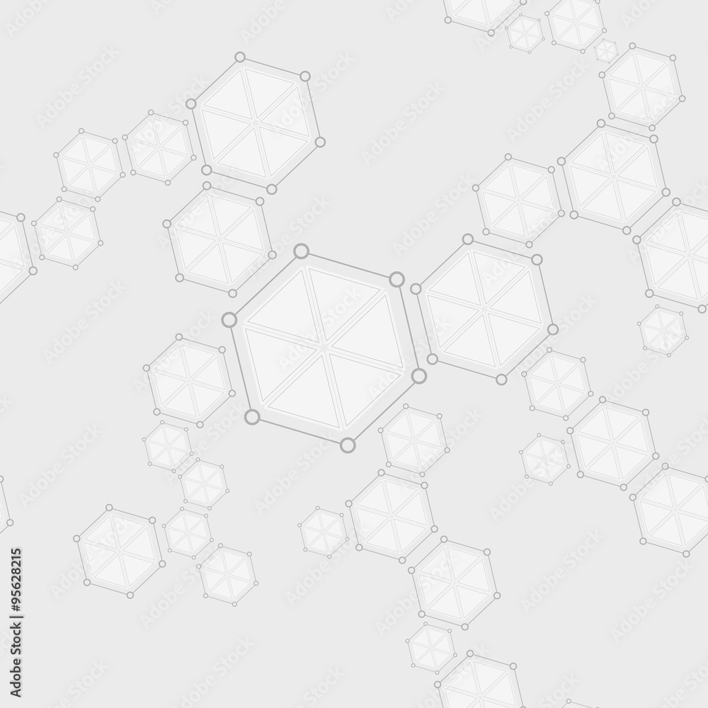 Molecular seamless structure abstract drawing background Molecular seamless structure abstract drawing background