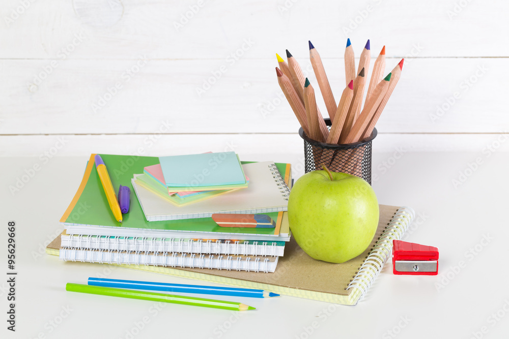 Naklejka premium School supplies