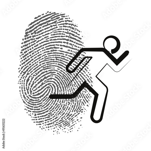 Flüchtling Fingerabdruck