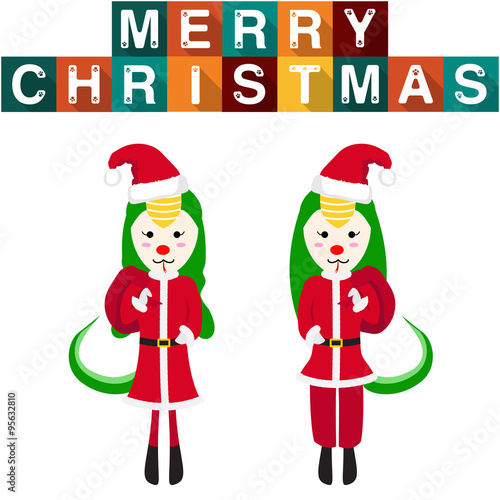 Snake Santa Claus Girl Boy ...