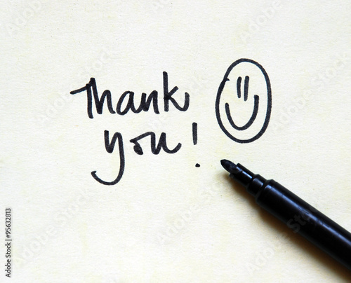 thank you note