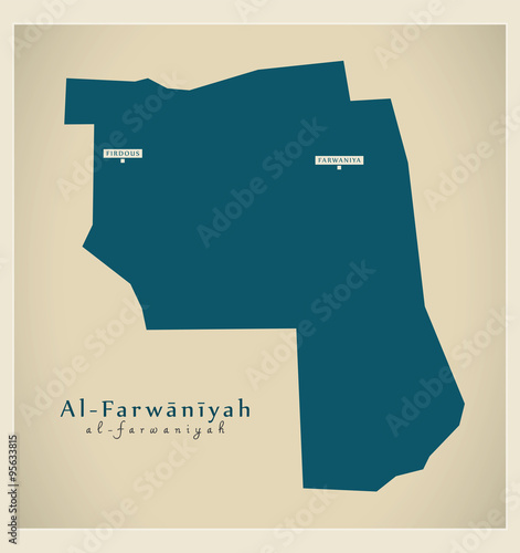 Modern Map - Al-Farwaniyah KW photo