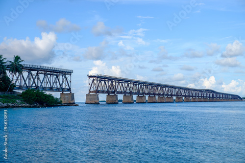 The old Florida East Coast Railway Pratt Truss bridge spanning b © Jorge Moro