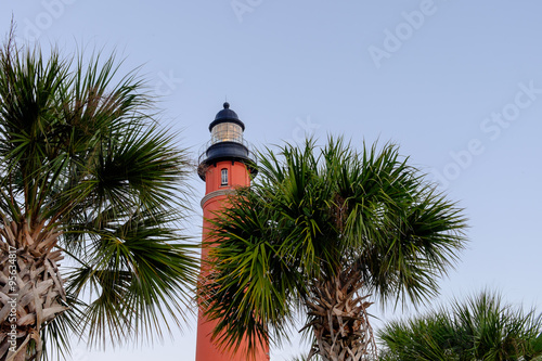 Morning sunrise on the colorful and beautiful Ponce Inlet Lighth © Jorge Moro