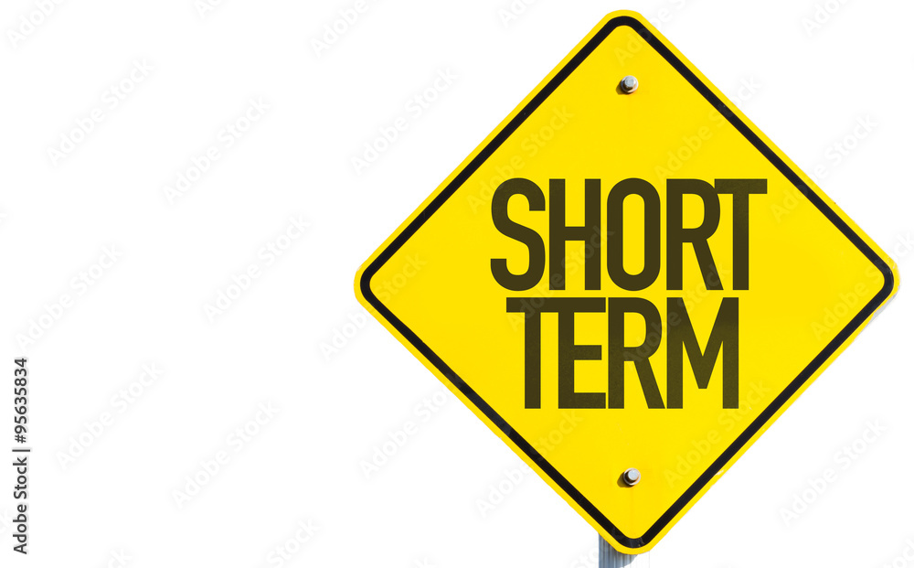Short Term sign isolated on white background Short Term sign isolated on white background
