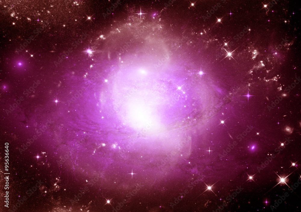 Fototapeta premium galaxy in a free space