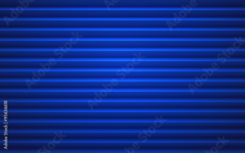 Blue striped wall texture - horizontal background photo