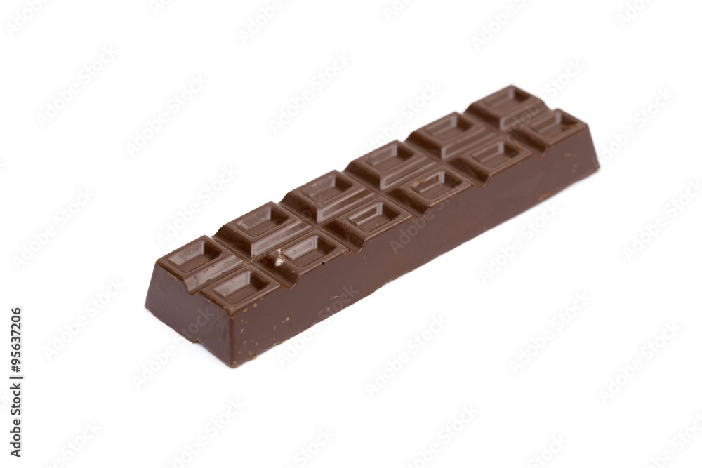 chocolate on the white background chocolate on the white background