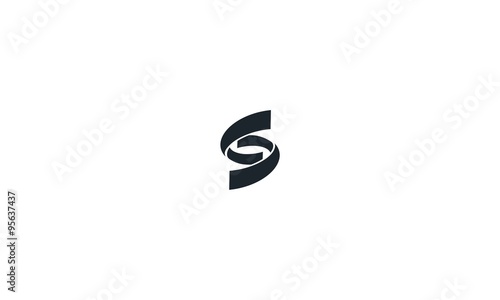 letter s or sc crative logo design