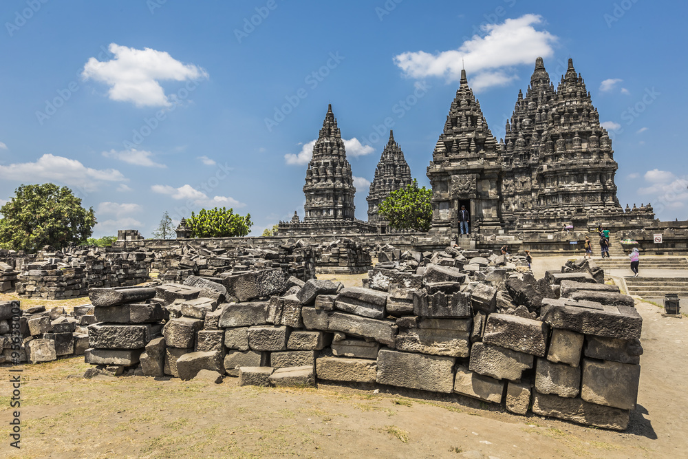Prambanan temple near Yogyakarta on Java island, Indonesia Prambanan temple near Yogyakarta on Java island, Indonesia