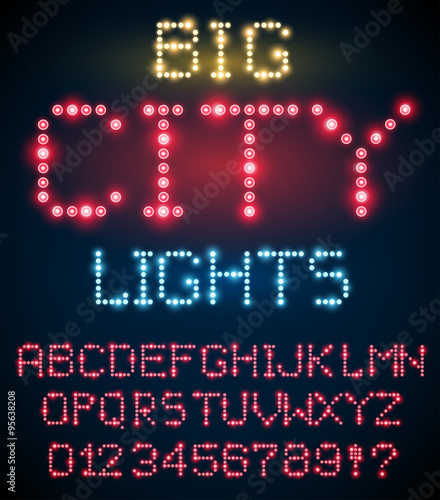 Light font set