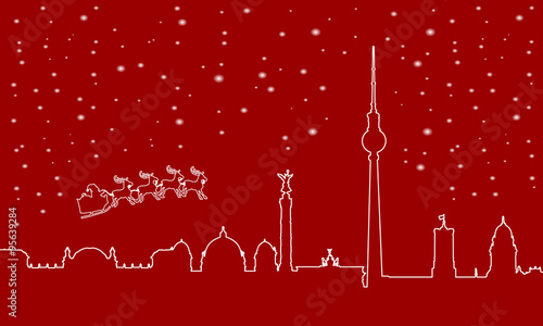 Weihnachtskarte - Berlin