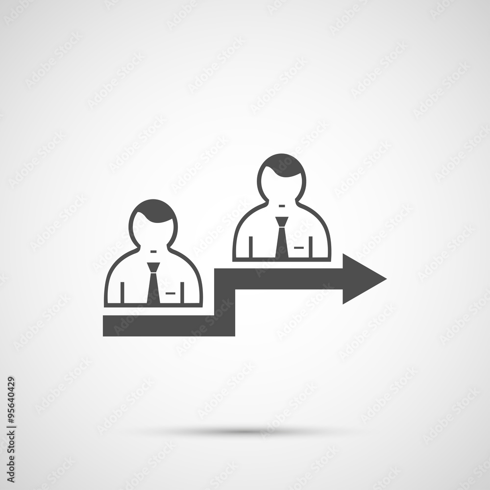 People vector design. 2 man icon People vector design. 2 man icon