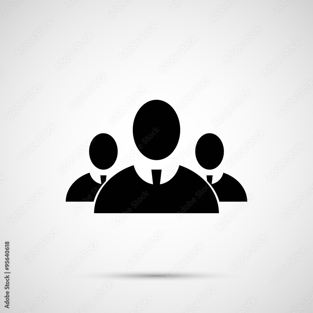 People vector design. 3 man icon People vector design. 3 man icon