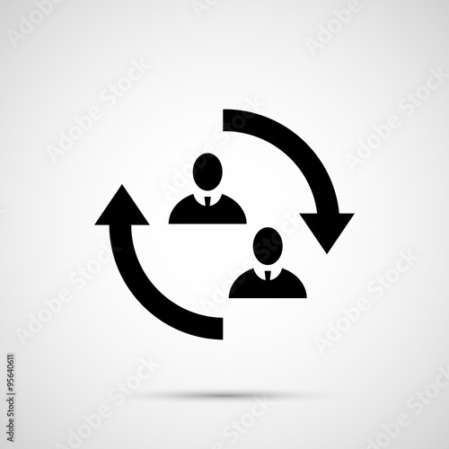 People vector design. 2 man icon