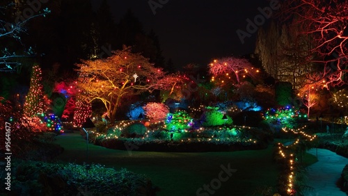 Christmas Eve in  Butchart Gardens
