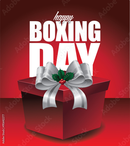 Happy Boxing Day design. royalty free stock illustration for greeting card, ad, promotion, poster, flier, blog, article, social media, marketing
