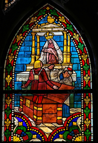 Stained Glass in the Cathedral of Leon, Spain