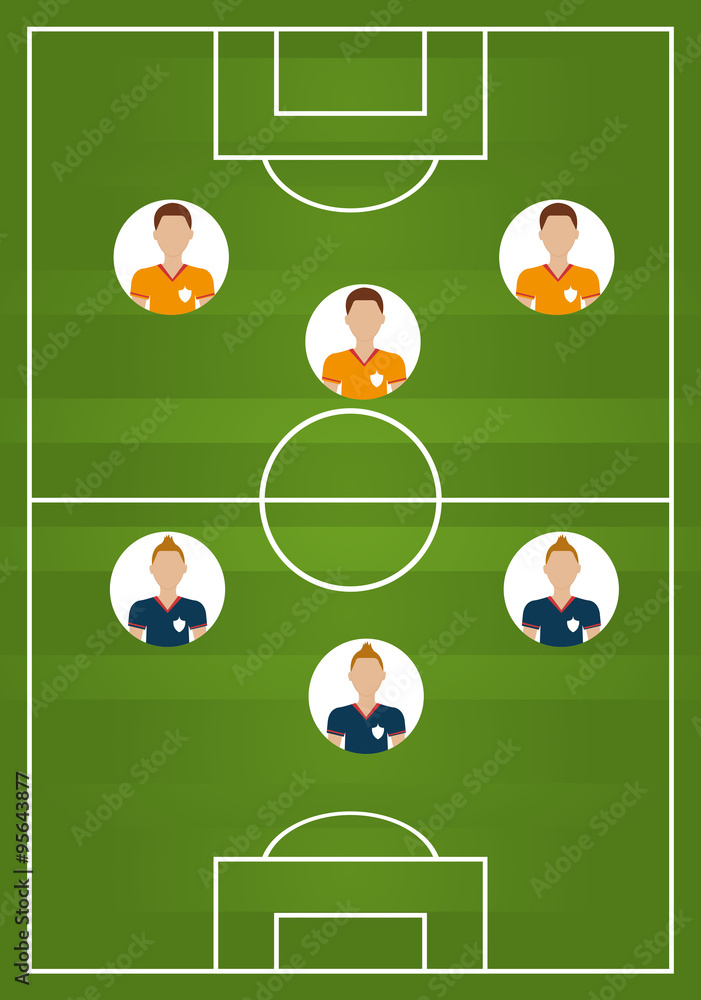 Fototapeta premium Soccer team sport and games 