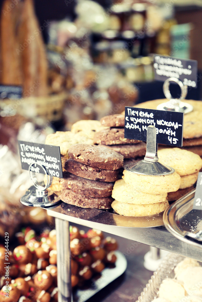 Fototapeta premium cookies on the counter