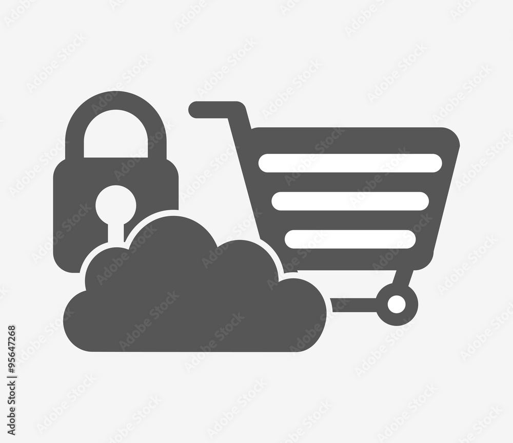 Obraz premium business security design 