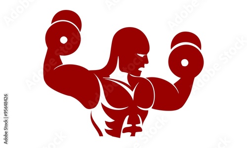 Stud males fitness and fight the mighty champion who is playing swords and barbells

