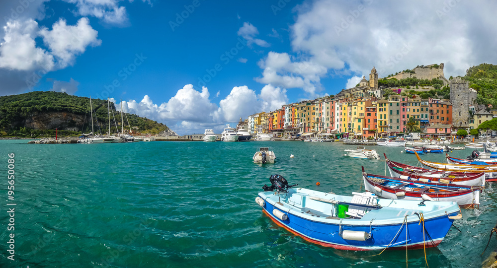 Beautiful fisherman town of Portovenere, Liguria, Italy