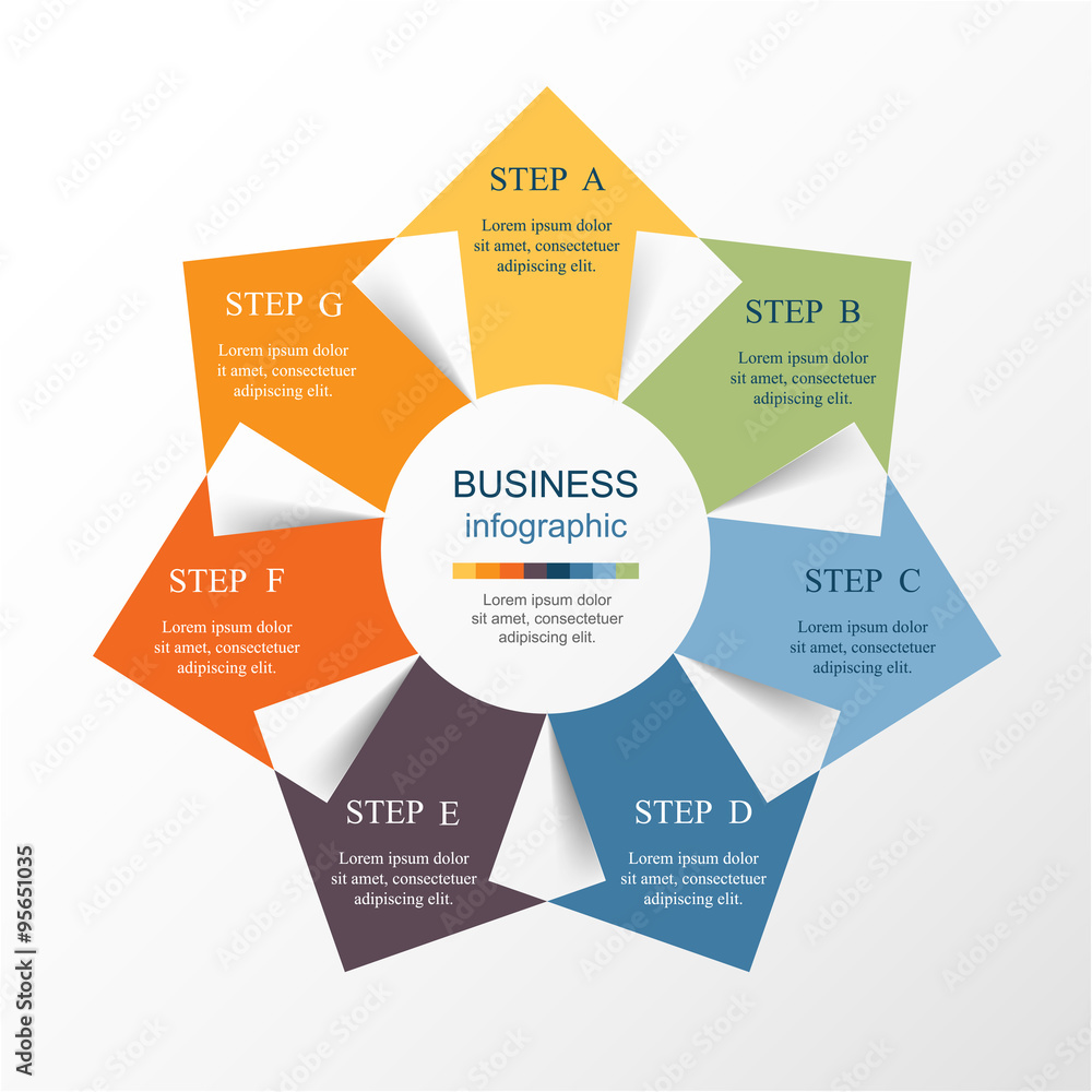 Vector infographic template Vector infographic template