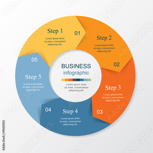 Vector infographic template