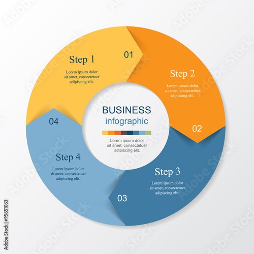Vector infographic template