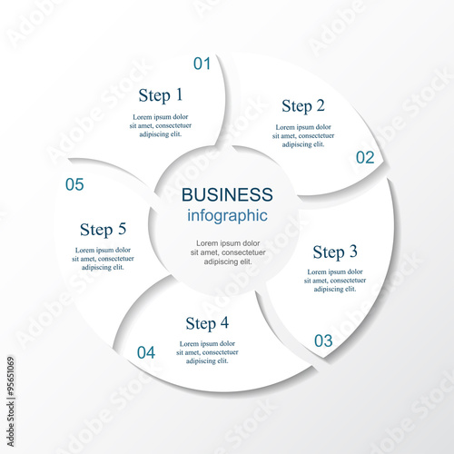 Vector infographic template