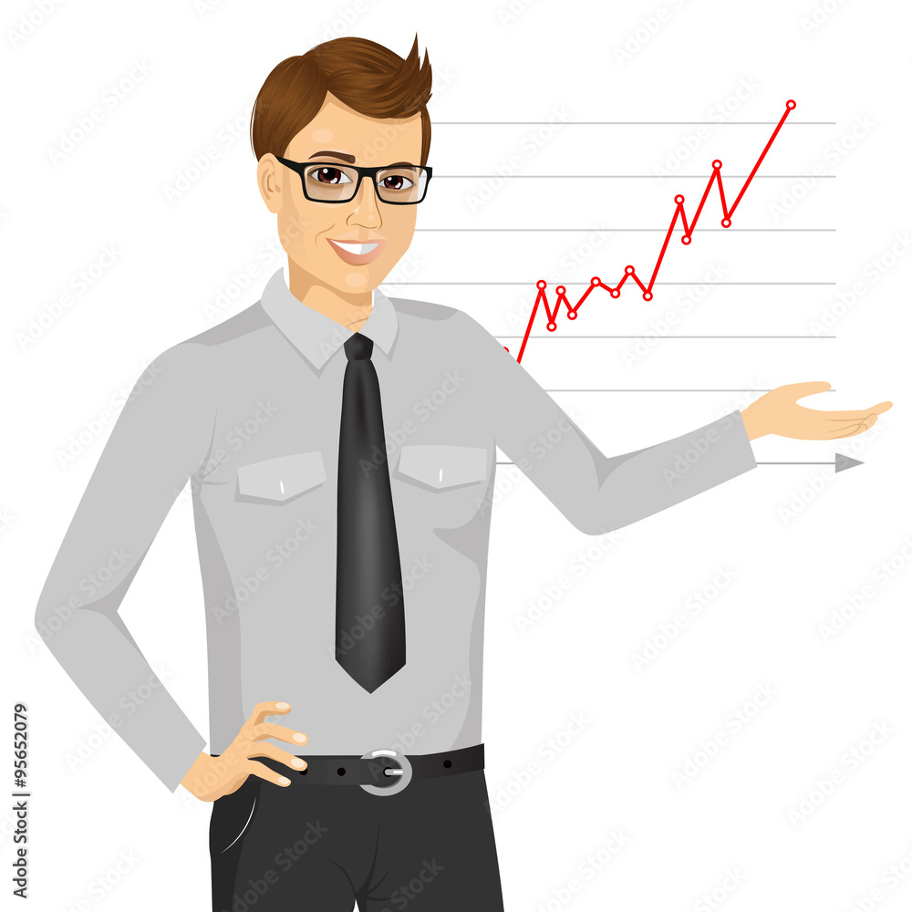 businessman giving presentation businessman giving presentation