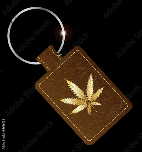 Marijuana Key Fob