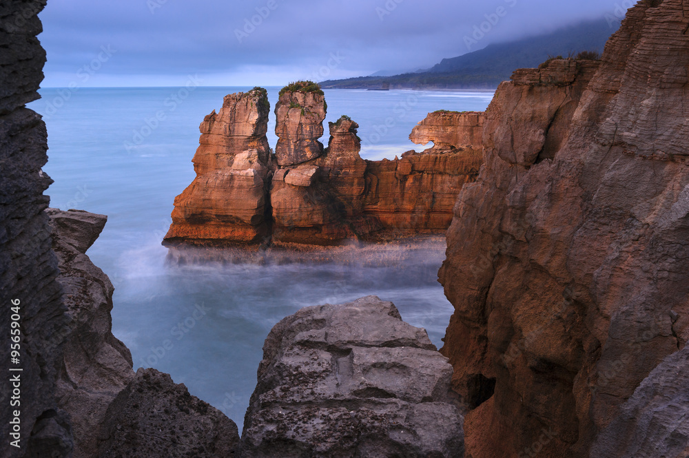 pancake rocks Neuseeland 