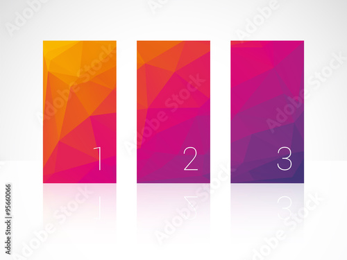 vertical color bars with numbers photo