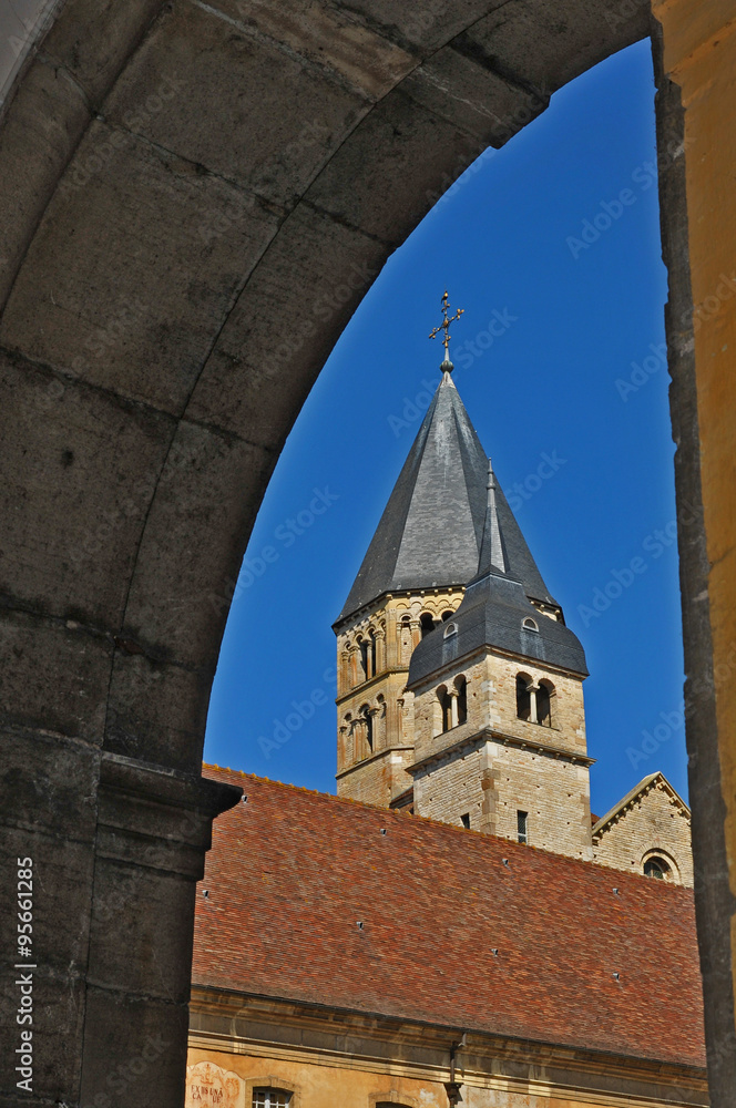 Fototapeta premium Abbazia di Cluny - Borgogna, Francia