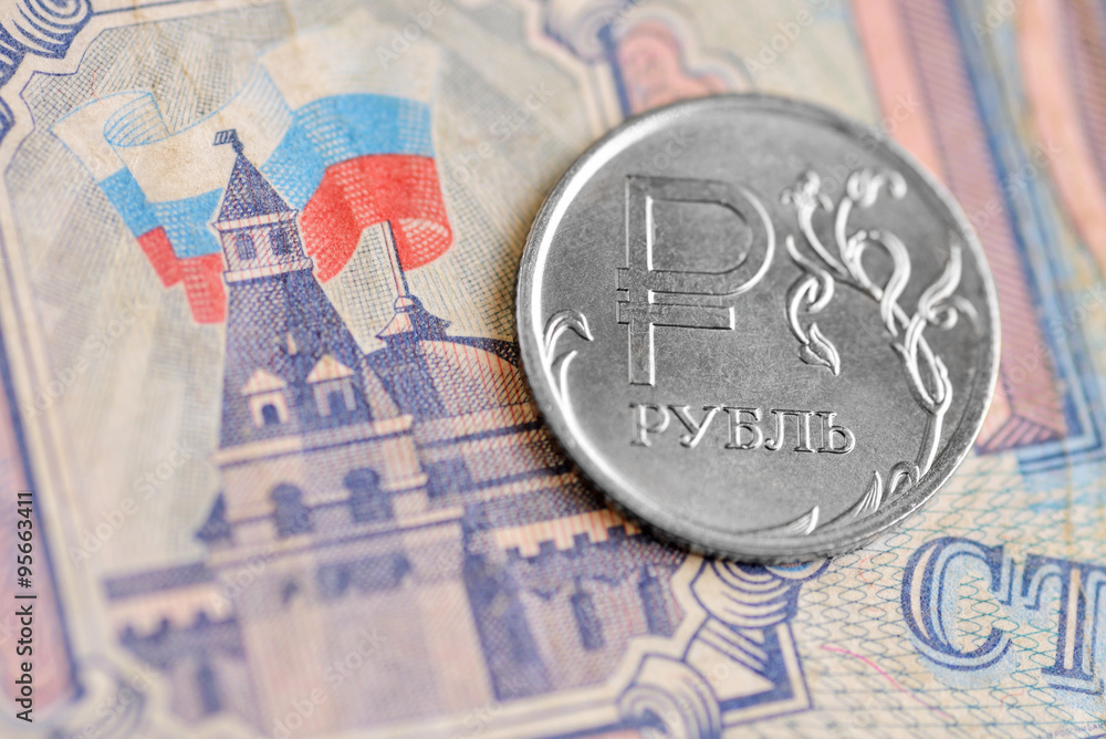 Russian ruble Stock-Foto | Adobe Stock